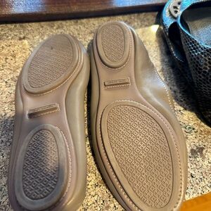 Tory Burch Taupe Ballet Flats